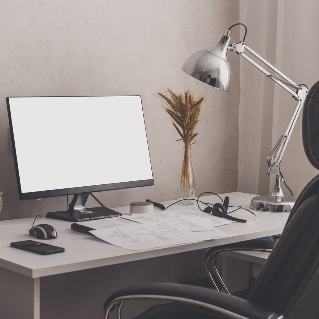 The power of personalization: tailoring your ecommerce experience. modern stylish home office workplace white black 2023 11 27 05 20 17 utc